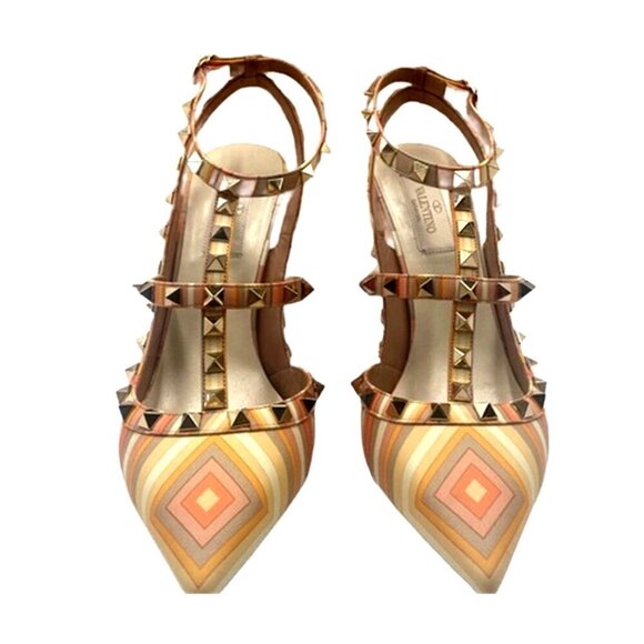 RARE Valentino Rockstud 1975 Pump, size 38.5, US 7, Matching Box NWT, MSRP $1195 - Picture 4 of 16